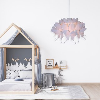 Lampa wisząca Farfalla różowa 1xE27 Light Prestige