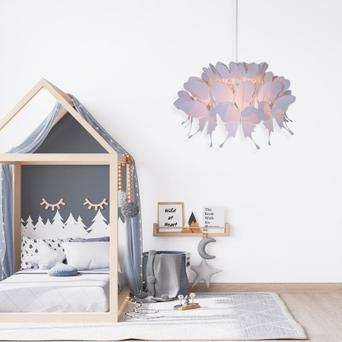 Lampa wisząca Farfalla różowa 1xE27 Light Prestige