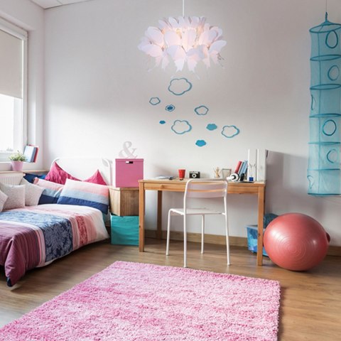 Lampa wisząca Farfalla różowa 1xE27 Light Prestige