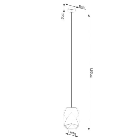 Lampa wisząca ceramiczna GOBI