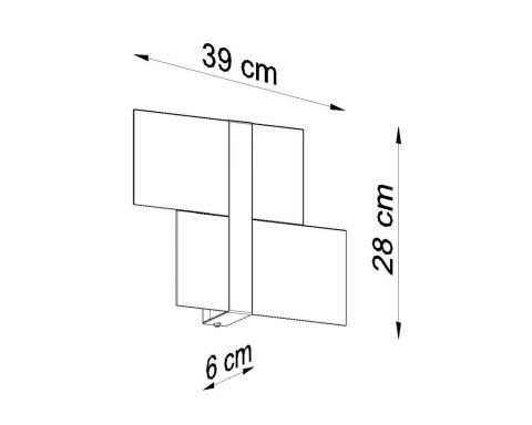 Sollux Lampa Kinkiet MASSIMO chrom