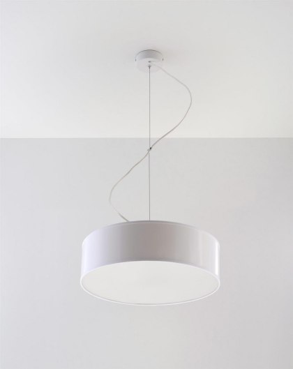 Sollux Lighting Lampa wisząca ARENA 35 biała