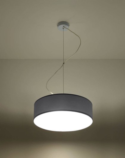 Sollux Lampa wisząca ARENA 35 szara