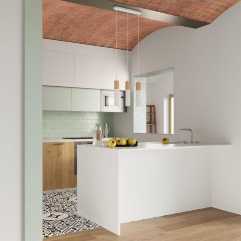 Sollux Lampa wisząca PABLO 3P biała