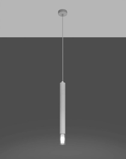 Sollux Lighting Lampa wisząca WEZYR 1 biała