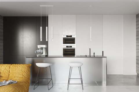 Sollux Lampa wisząca nad Stół Zwis Żyrandol TUBA LED LOFT WEZYR 3 biała