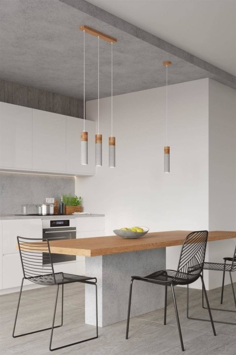 Sollux Lampa wisząca ZANE 2 szara