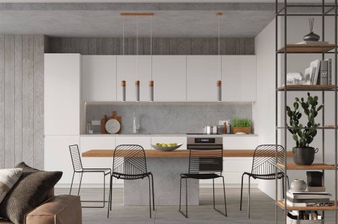 Sollux Lampa wisząca ZANE 3 szara