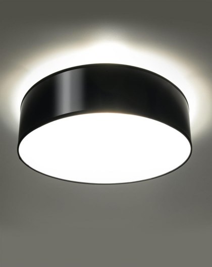 Sollux Lampa Plafon ARENA 35 czarna