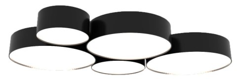 Sollux Lampa Plafon ARENA 35 czarna