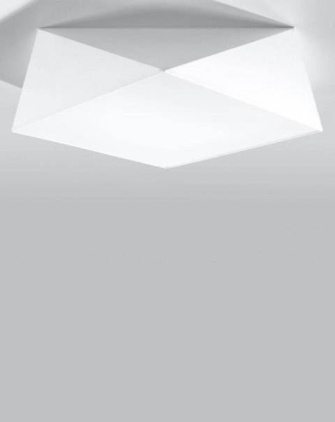 Sollux Lampa Plafon HEXA 45 biały
