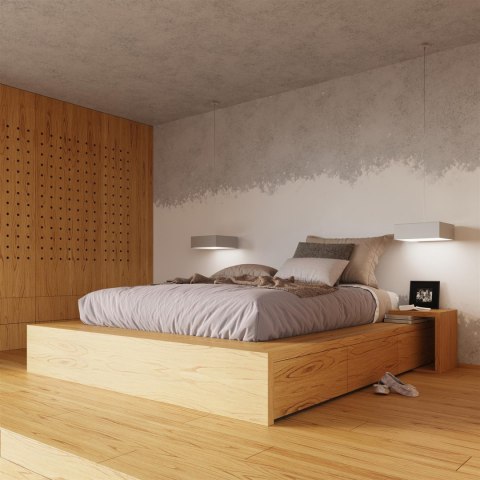 Sollux Lampa Plafon HORUS 25 szary