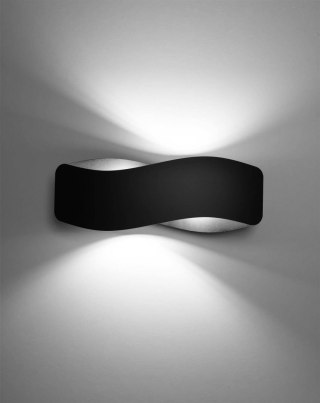 Sollux Lampa Kinkiet TILA 40 czarny