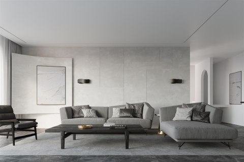 Sollux Lampa Kinkiet TILA 40 czarny