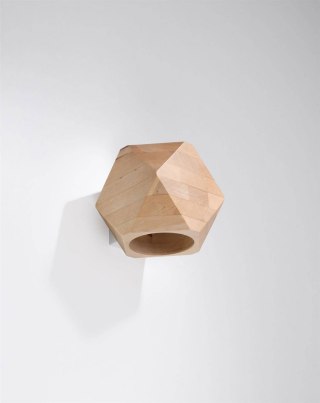 Sollux Lampa Kinkiet WOODY naturalne drewno