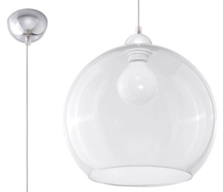 Sollux Lampa wisząca BALL transparentny