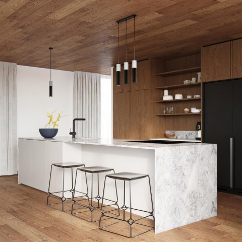 Sollux Lampa wisząca BORGIO 3P czarny