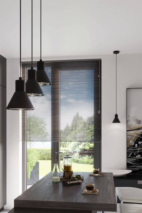 Sollux Lampa wisząca TAZILA 1 czarna [ES111]