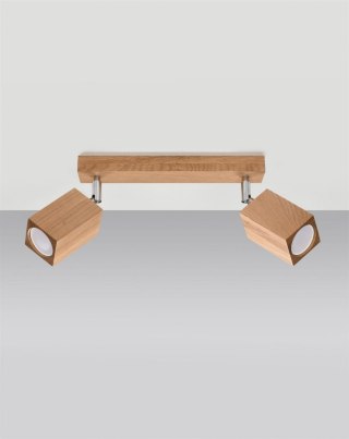 Sollux Lampa Plafon KEKE 2 dąb