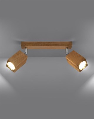 Sollux Lighting Plafon KEKE 2 dąb
