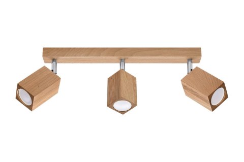Sollux Lampa Plafon KEKE 3 dąb