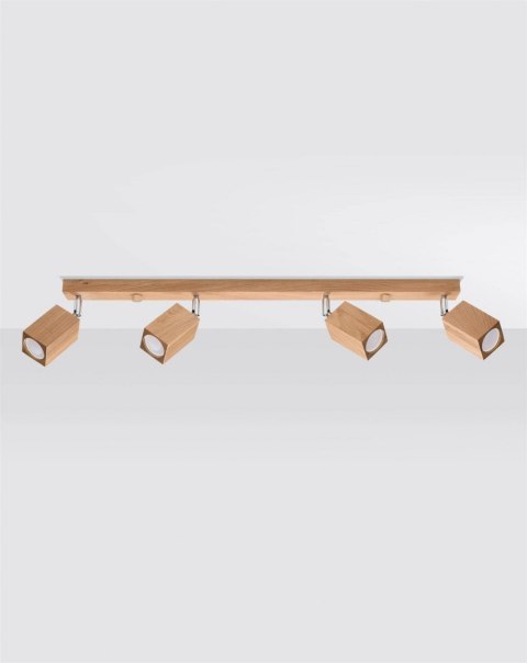Sollux Lampa Plafon KEKE 4 dąb