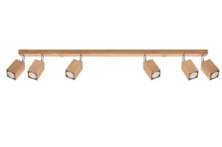 Sollux Lampa Plafon KEKE 6 dąb