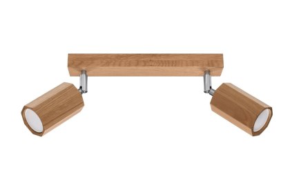 Sollux Lighting Plafon ZEKE 2 dąb