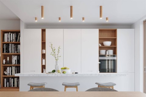 Sollux Lampa Plafon ZEKE 2 dąb