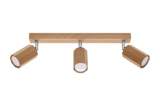 Sollux Lighting Plafon ZEKE 3 dąb