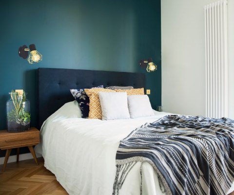 Kinkiet czarny 1xE14 15cm złoty VERVE 91-62598