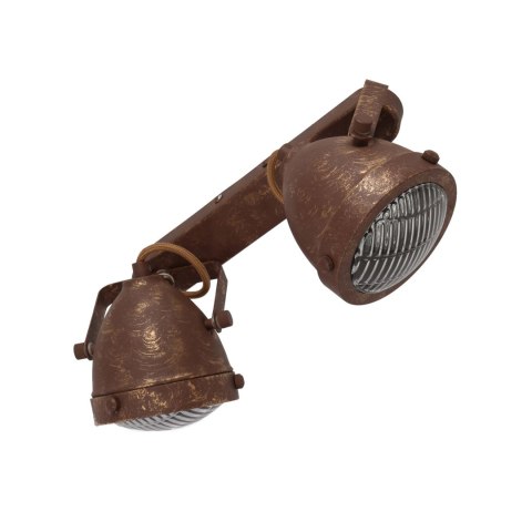 Lampa ścienna listwa 2xGU10 rdzawy FRODO 92-71071