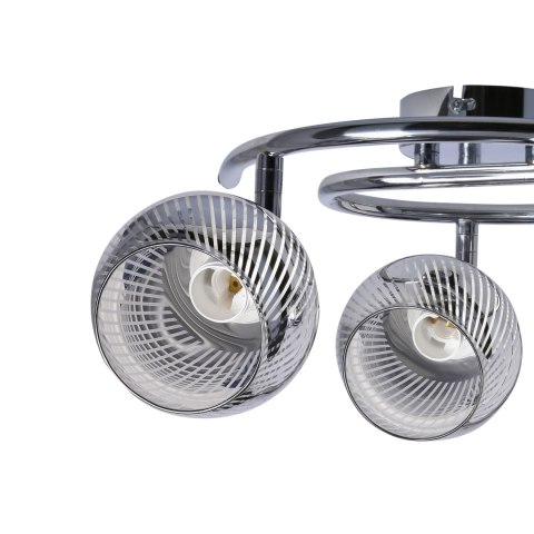 Lampa sufitowa spirala 3X10W E14 LED chrom FORT 98-62833