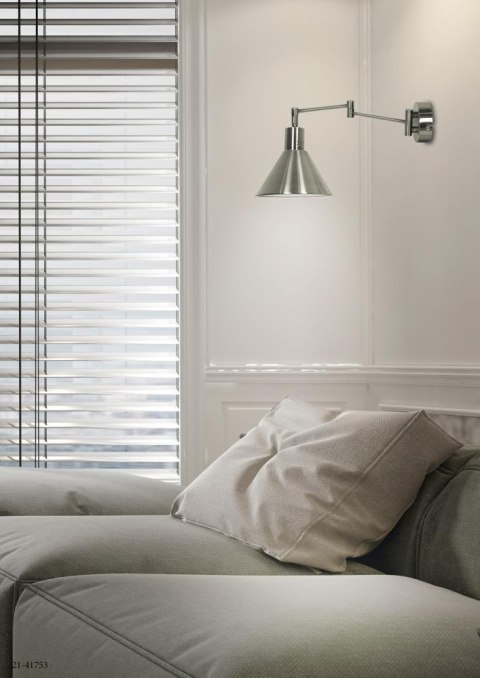 LAMPA ŚCIENNA LOFT KINKIET REGULOWANY DO SALONU SYPIALNI SATYNA Copenhagen