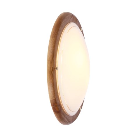 1030 LAMPA SUFITOWA PLAFON40 DREWNO STANDARD 2X60W E27 DĄB