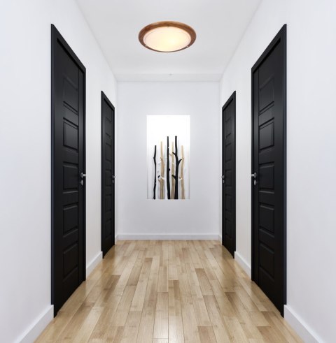 1030 LAMPA SUFITOWA PLAFON40 DREWNO STANDARD 2X60W E27 DĄB