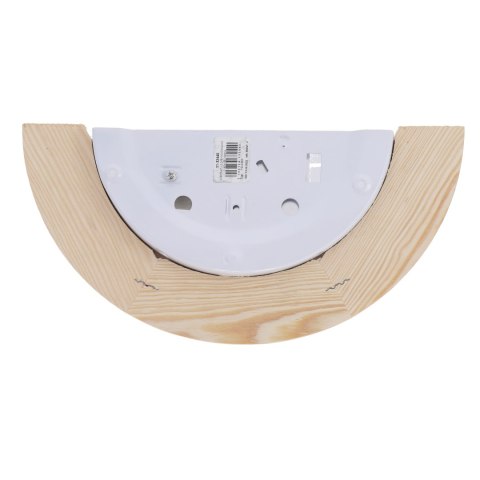 1030 LAMPA SUFITOWA PLAFON1/2 DREWNO STANDARD 1X60W E27 SOSNA