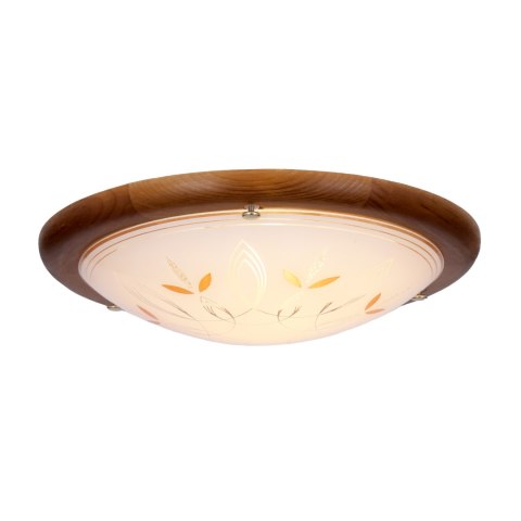 Lampa sufitowa plafon 30 1X60W E27 dąb RUSTICA 13-05014