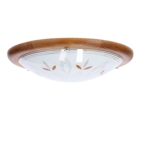 Lampa sufitowa plafon 30 1X60W E27 dąb RUSTICA 13-05014