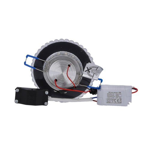 Oprawa stropowa okrągła bezbarwna LED 5W SAK-03 2240299