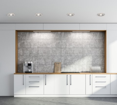 Oprawa stropowa okrągła bezbarwna LED 5W SAK-03 2240299