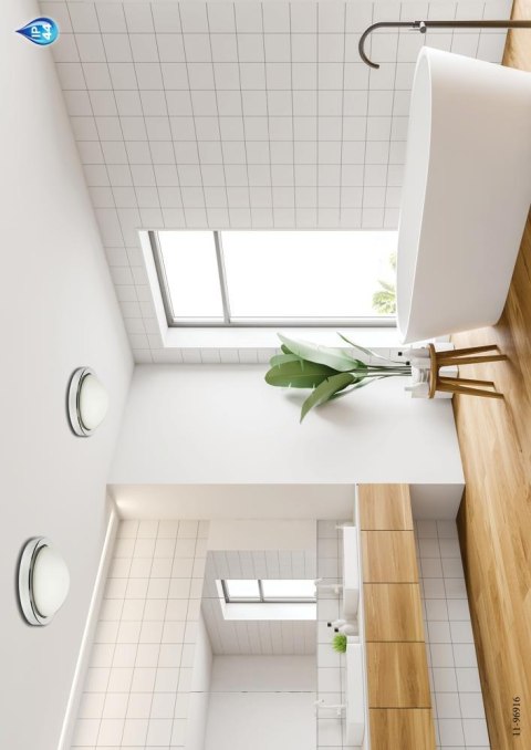 Plafon chrom 28cm lampa do łazienki IP44 60W E27 Roda Candellux 11-9691