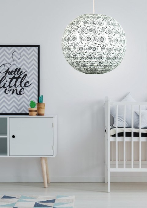 Abażur papierowy-kokon cotton 40