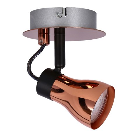 Kinkiet czarny + miedziany 50W GU10 bez żarówki Angus Candellux 91-60518
