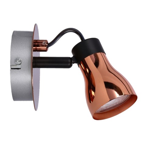 Kinkiet czarny + miedziany 50W GU10 bez żarówki Angus Candellux 91-60518