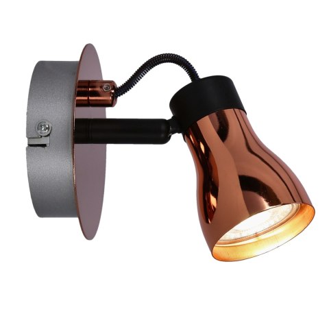 Kinkiet czarny + miedziany 50W GU10 bez żarówki Angus Candellux 91-60518