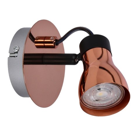 Kinkiet czarny + miedziany 50W GU10 bez żarówki Angus Candellux 91-60518