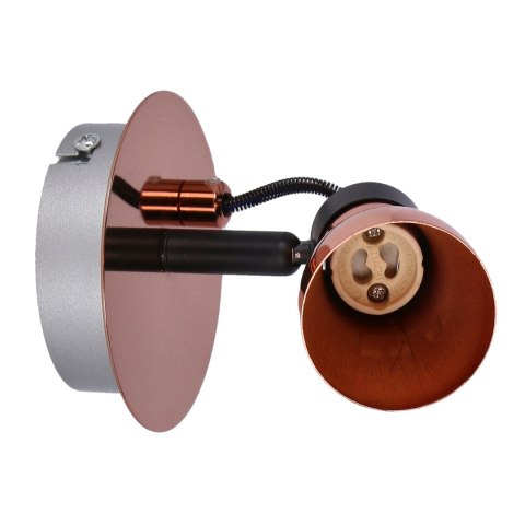Kinkiet czarny + miedziany 50W GU10 bez żarówki Angus Candellux 91-60518