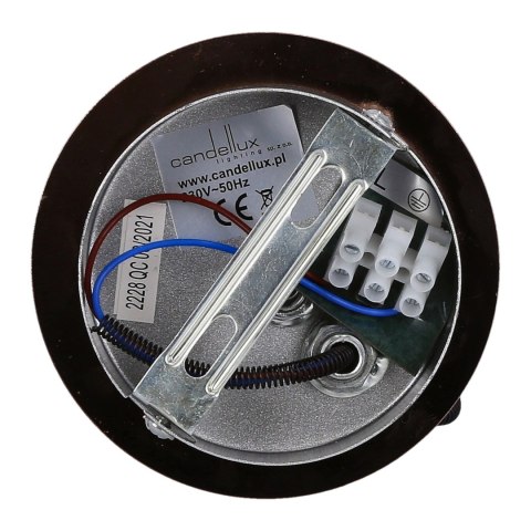 Kinkiet czarny + miedziany 50W GU10 bez żarówki Angus Candellux 91-60518
