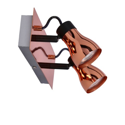 Lampa sufitowa listwa czarna + miedziana 2x50W GU10 bez żarówki Angus Candellux 92-60532